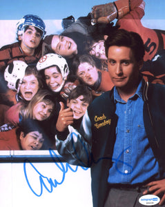 Emilio Estevez Mighty Ducks Signed Autograph 8x10 Photo ACOA