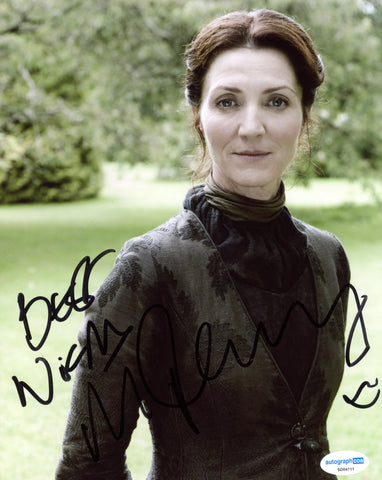 Michelle Fairley Game of Thrones Signed Autograph 8x10 Photo ACOA