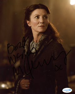 Michelle Fairley Game of Thrones Signed Autograph 8x10 Photo ACOA