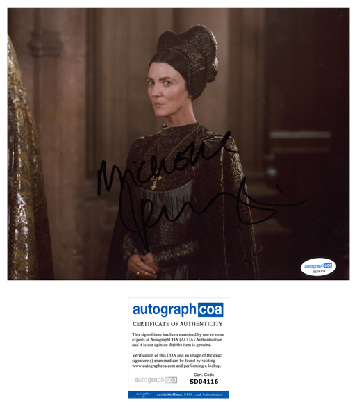 Michelle Fairley White Queen Signed Autograph 8x10 Photo ACOA