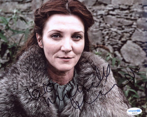 Michelle Fairley Game of Thrones Signed Autograph 8x10 Photo ACOA