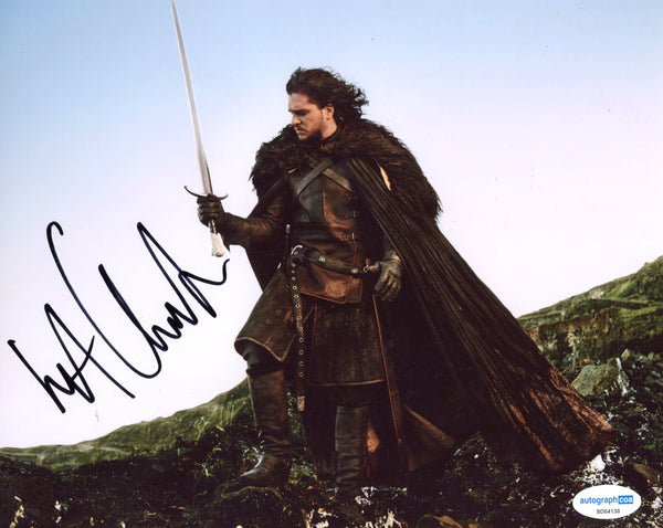 Kit Harington Game of Thrones Signed Autograph 8x10 Photo ACOA