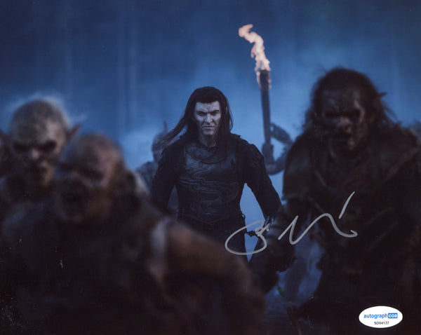 Sam Hazeldine Rings of Power Signed Autograph 8x10 Photo ACOA