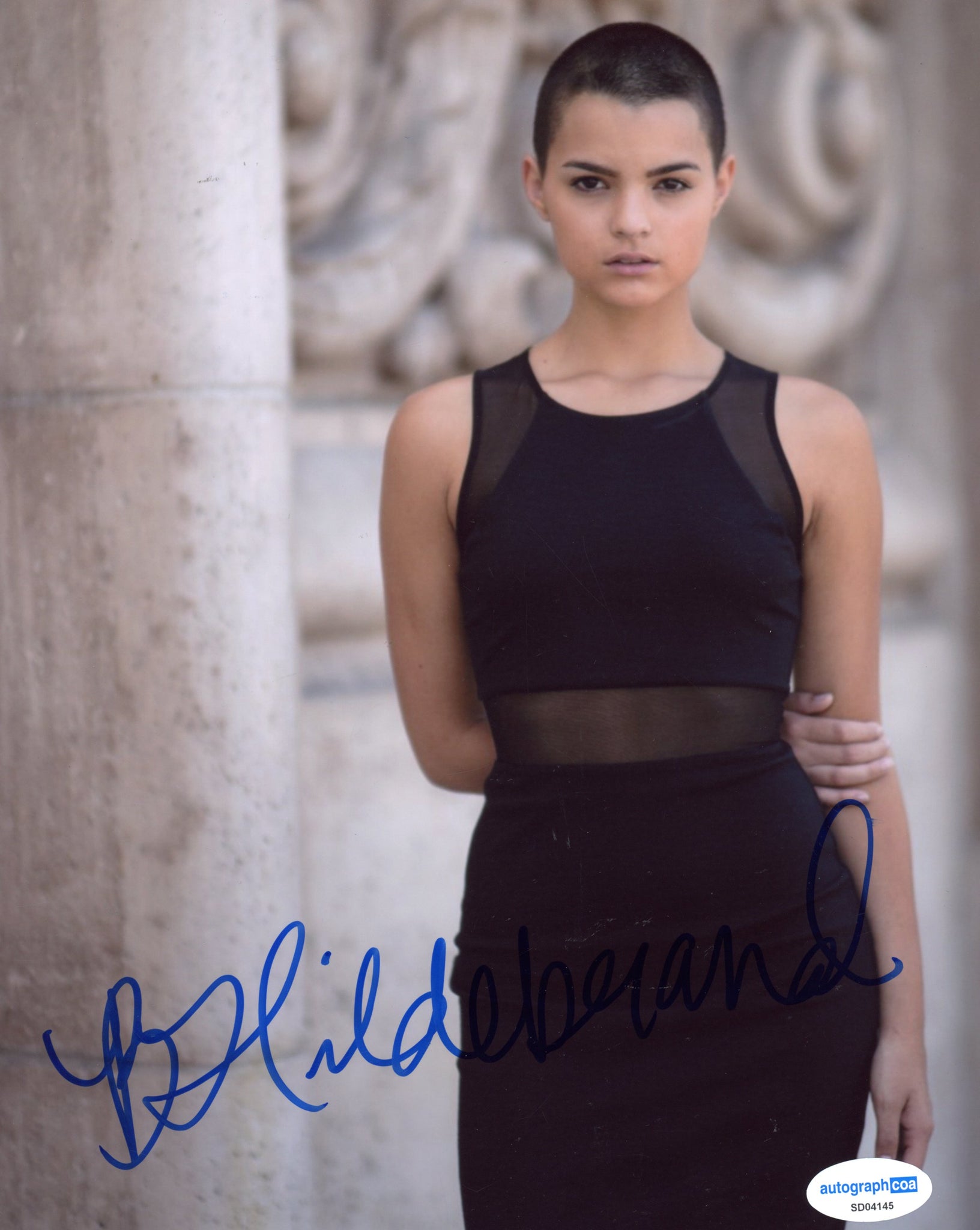 Brianna Hildebrand Deadpool Signed Autograph 8x10 Photo ACOA