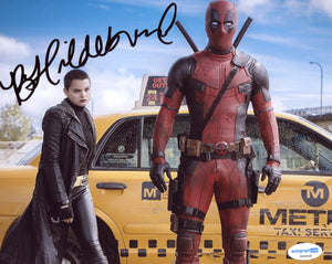 Brianna Hildebrand Deadpool Signed Autograph 8x10 Photo ACOA