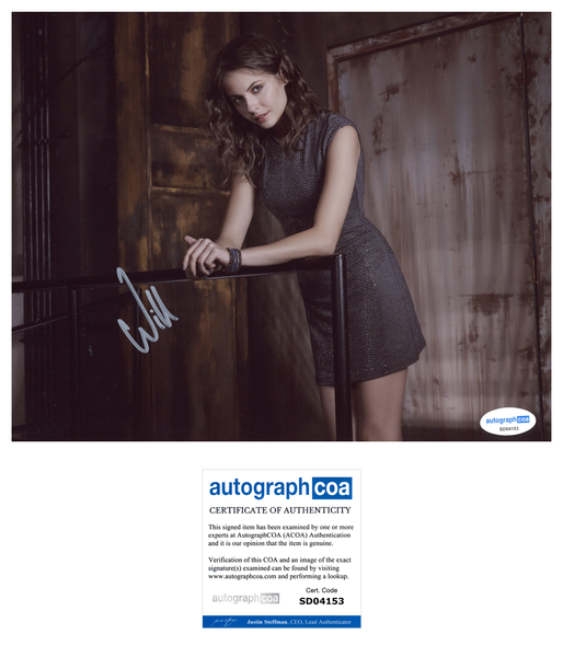 Willa Holland Arrow Signed Autograph 8x10 Photo ACOA