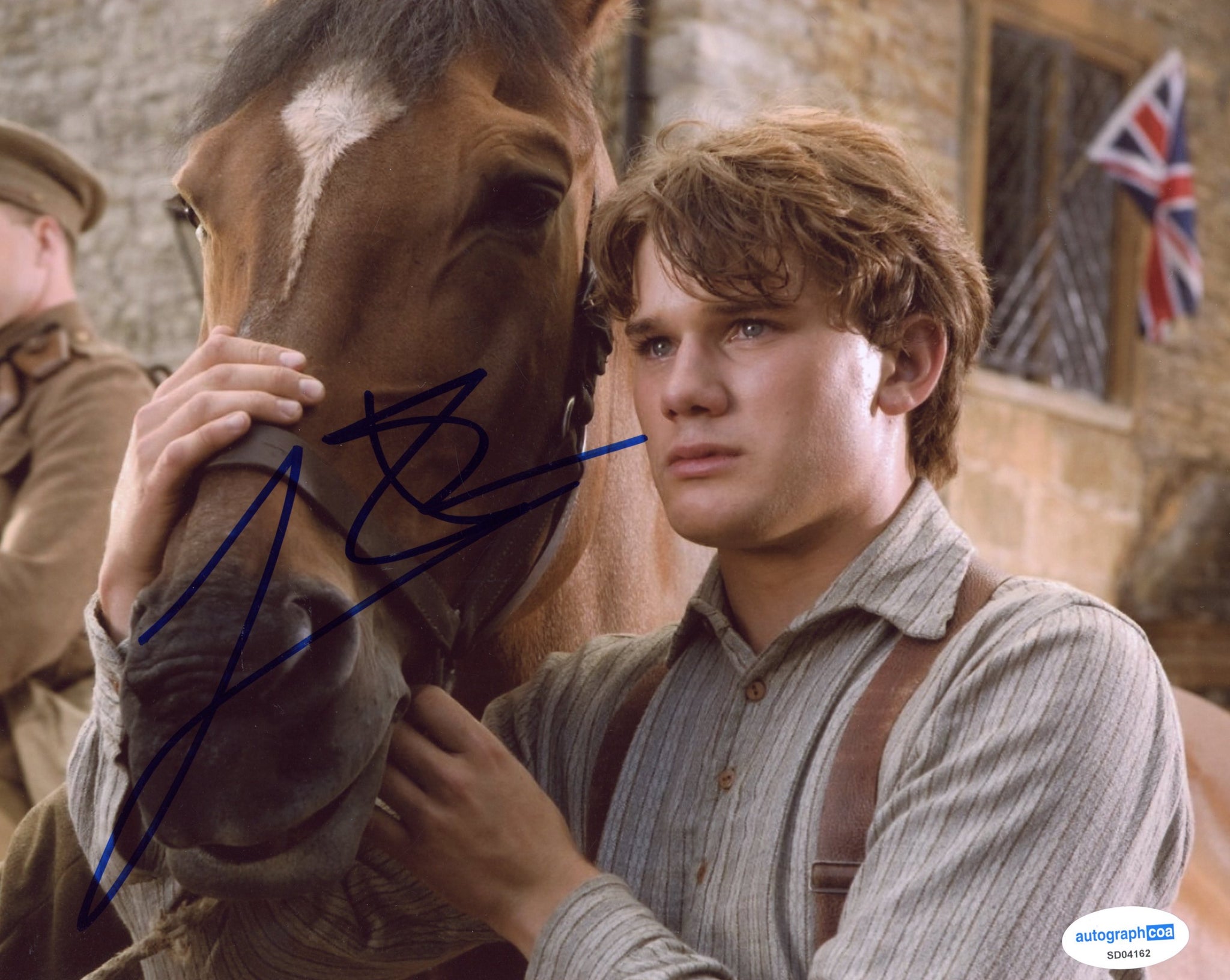 Jeremy Irvine War Horse Signed Autograph 8x10 Photo ACOA