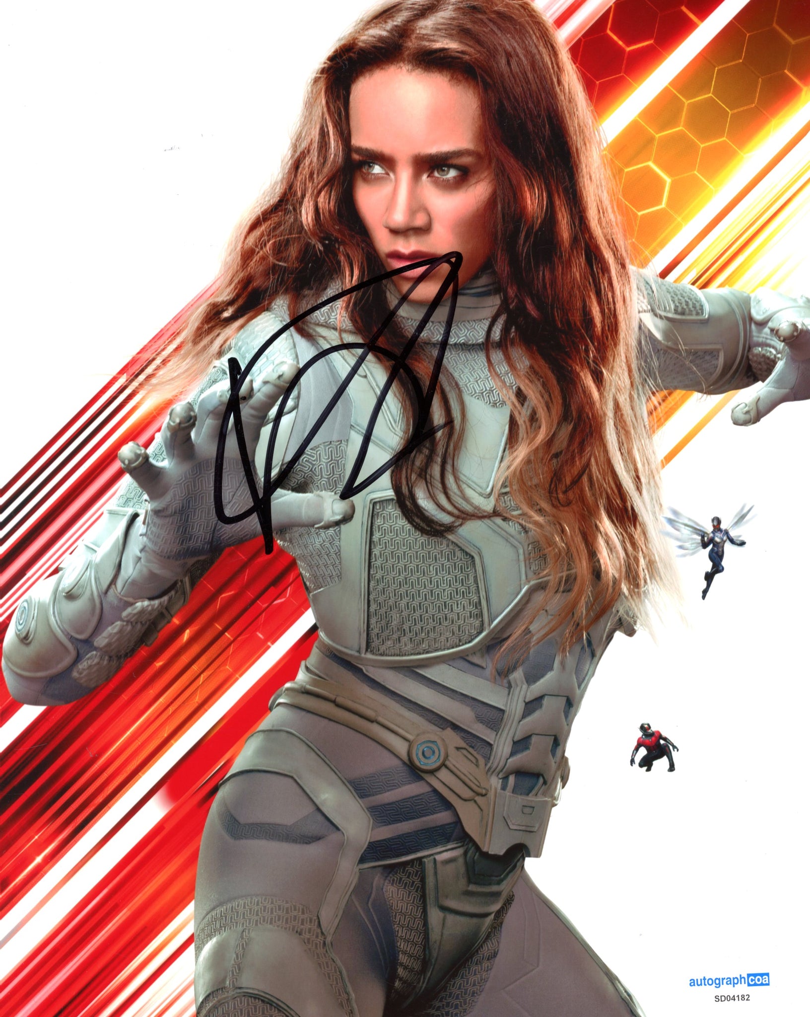 Hannah John Kamen Ant Man Signed Autograph 8x10 Photo ACOA