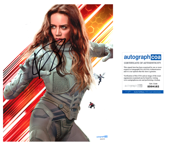 Hannah John Kamen Ant Man Signed Autograph 8x10 Photo ACOA