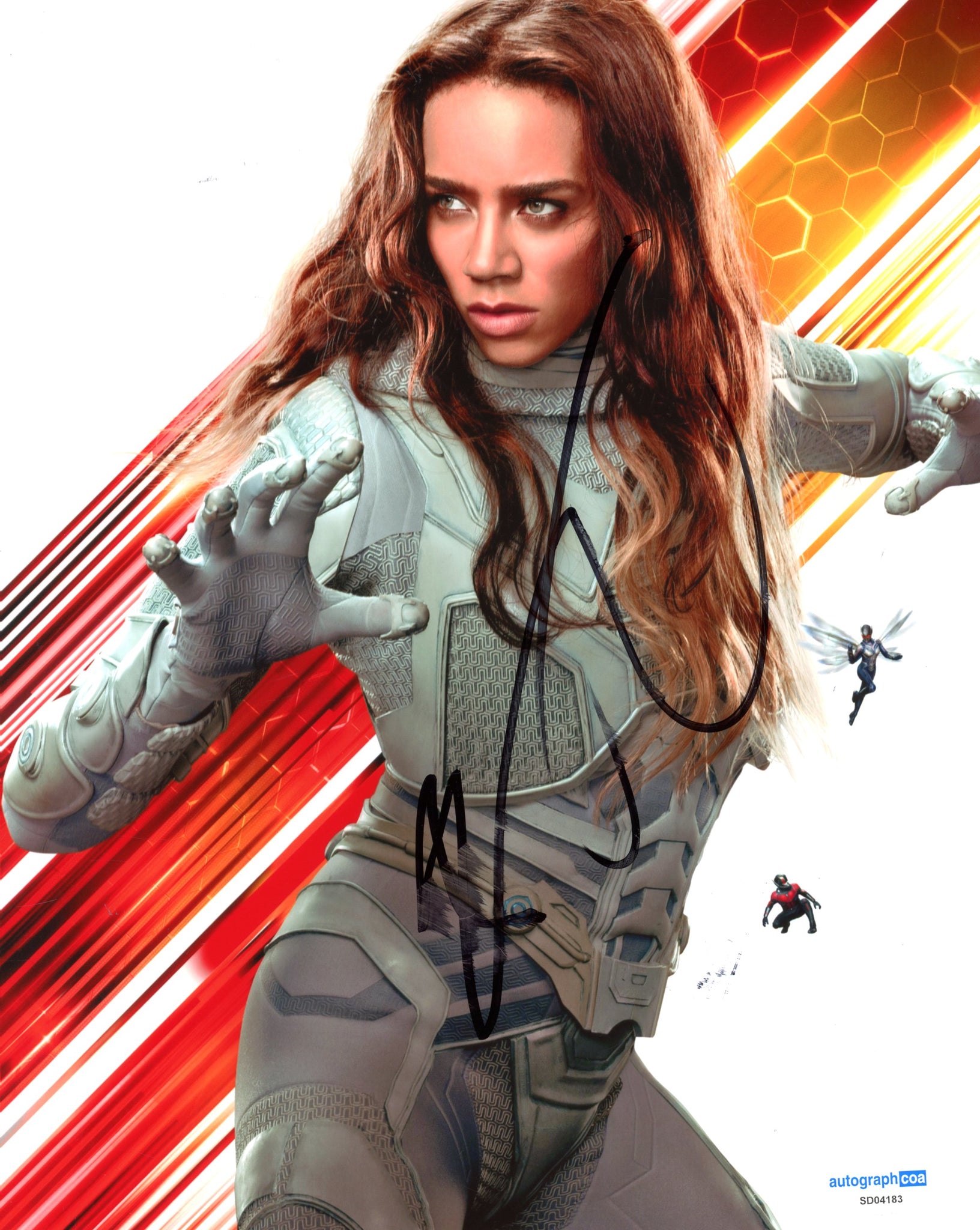 Hannah John Kamen Ant Man Signed Autograph 8x10 Photo ACOA