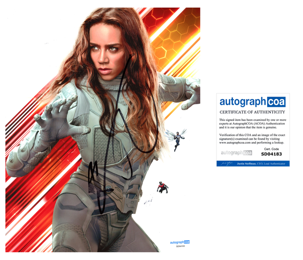 Hannah John Kamen Ant Man Signed Autograph 8x10 Photo ACOA