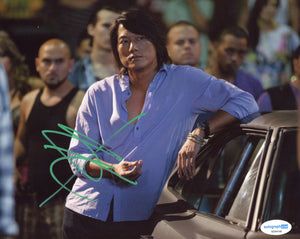 Sung Kang Fast and Furious Signed Autograph 8x10 Photo ACOA