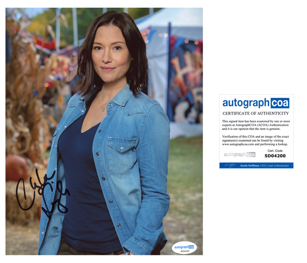 Chyler Leigh The Way Home Signed Autograph 8x10 photo ACOA