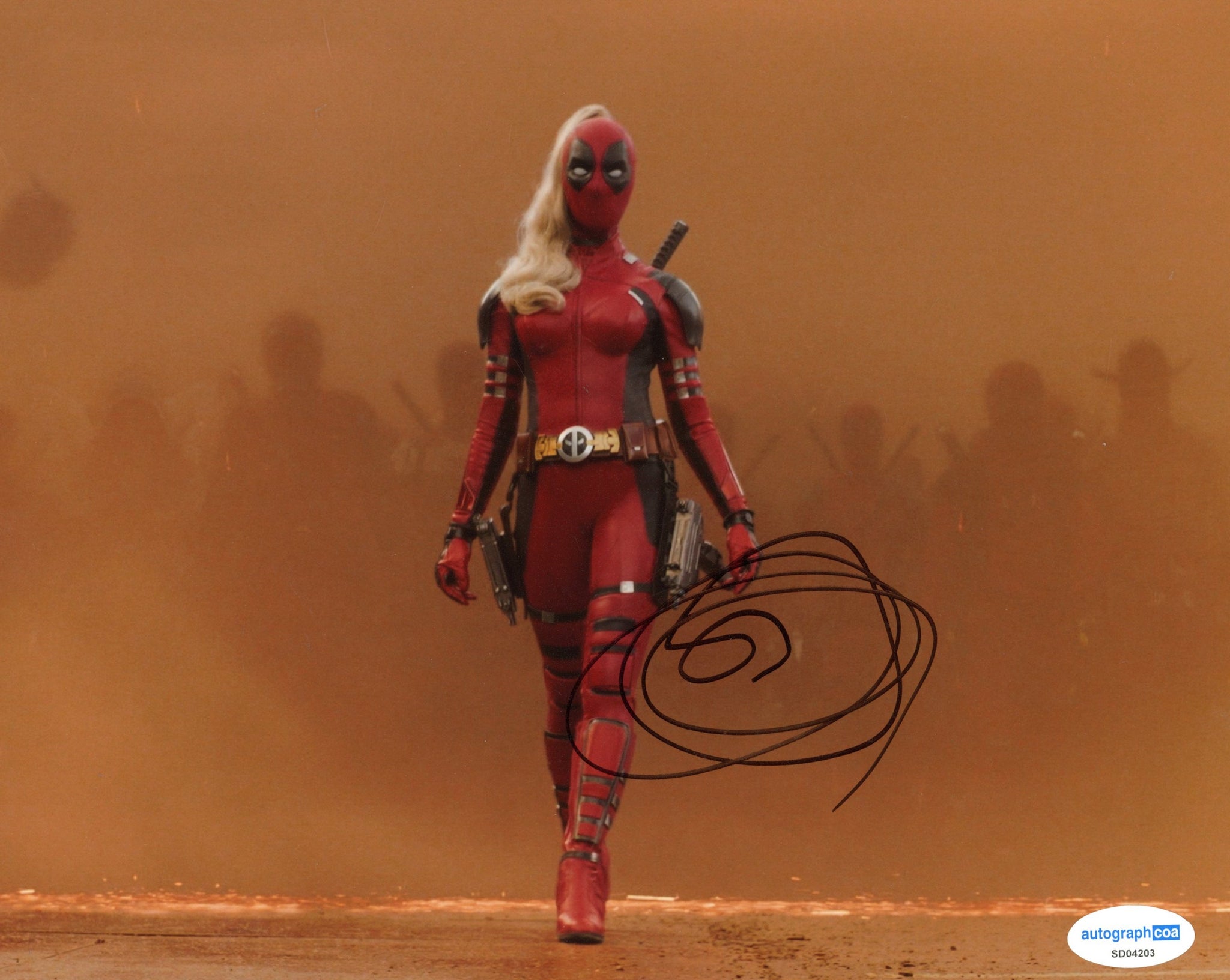 Blake Lively Deadpool Signed Autograph 8x10 Photo ACOA