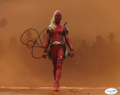 Blake Lively Deadpool Signed Autograph 8x10 Photo ACOA