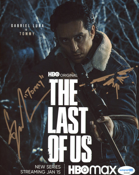 Gabriel Luna Last of Us Signed Autograph 8x10 Photo ACOA