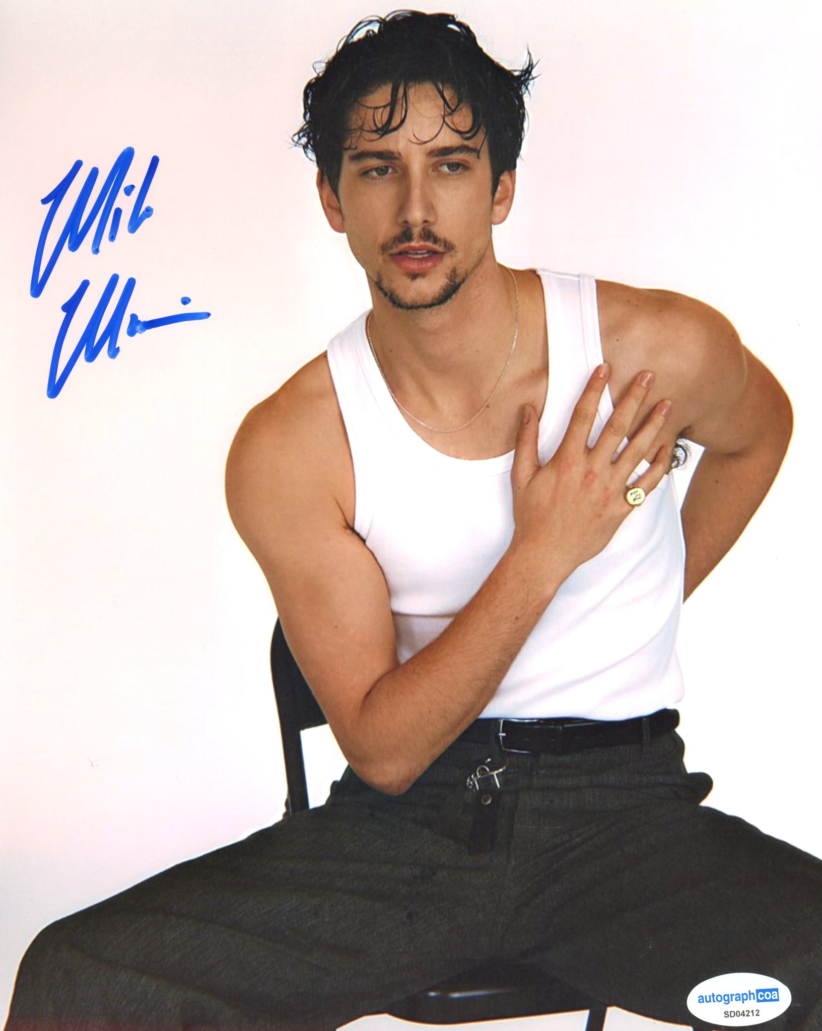 Milo Manheim Signed Autograph 8x10 Photo ACOA