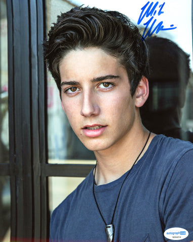 Milo Manheim Signed Autograph 8x10 Photo ACOA