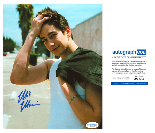 Milo Manheim Signed Autograph 8x10 Photo ACOA