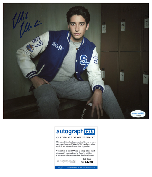 Milo Manheim School Spirits Signed Autograph 8x10 Photo ACOA