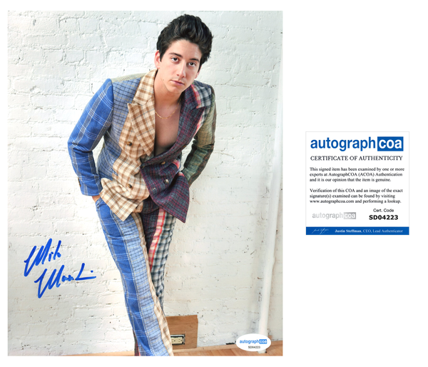 Milo Manheim School Spirits Signed Autograph 8x10 Photo ACOA