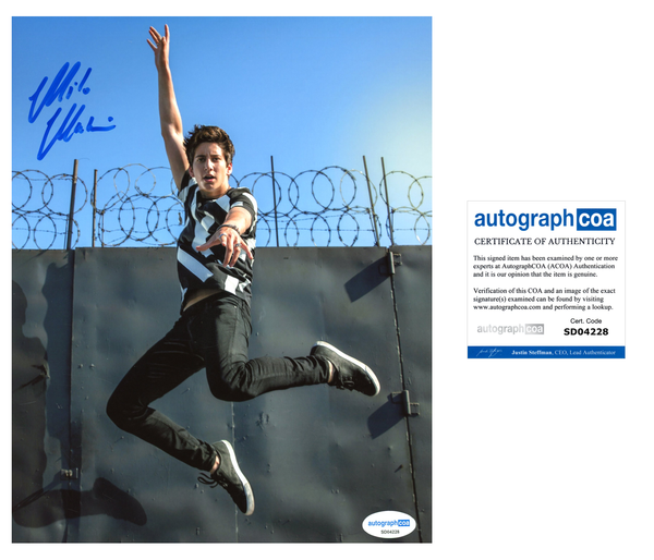 Milo Manheim Signed Autograph 8x10 Photo ACOA