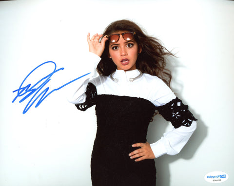 Isabela Merced Sexy Signed Autograph 8x10 Photo ACOA