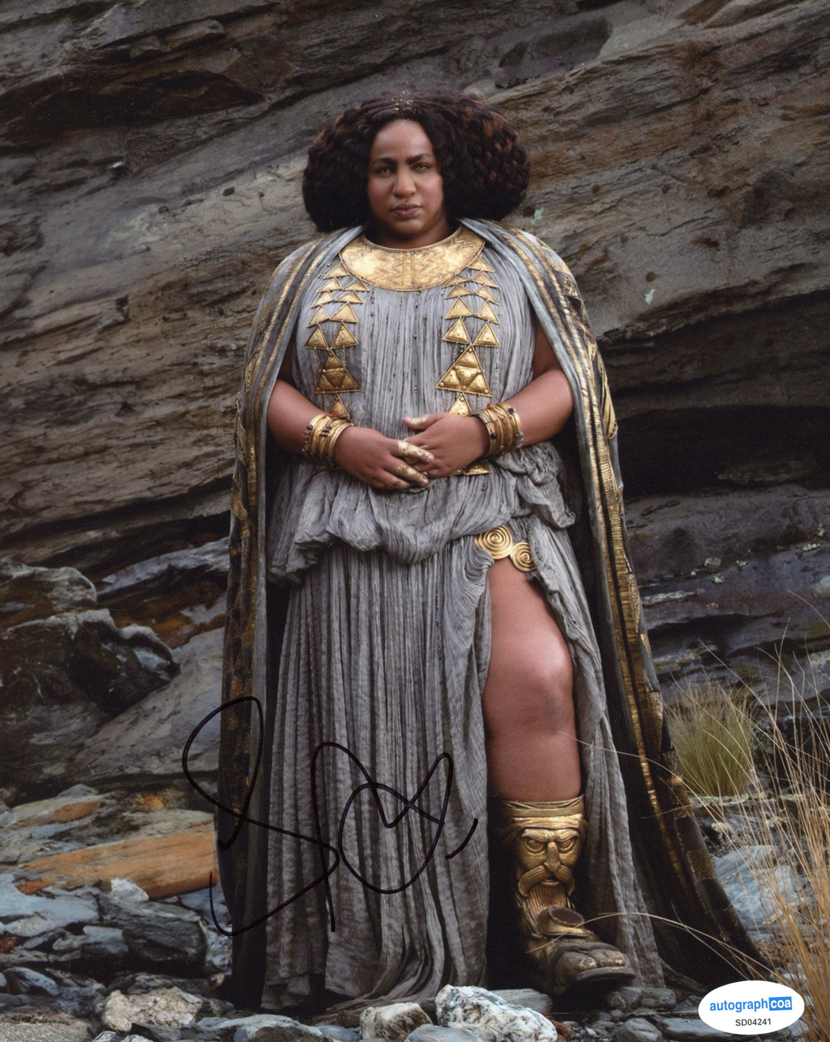 Sophia Nomvete Rings of Power Signed Autograph 8x10 Photo ACOA