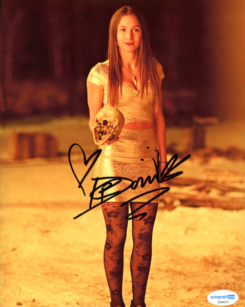 Dominique Provost Chalkley Wynonna Earp Signed Autograph 8x10 Photo ACOA