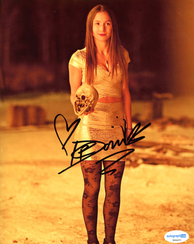 Dominique Provost Chalkley Wynonna Earp Signed Autograph 8x10 Photo ACOA