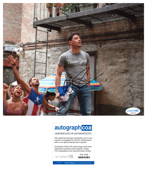 Anthony Ramos In the Heights Signed Autograph 8x10 Photo ACOA