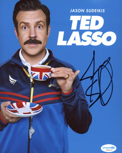 Jason Sudeikis Ted Lasso Signed Autograph 8x10 Photo ACOA