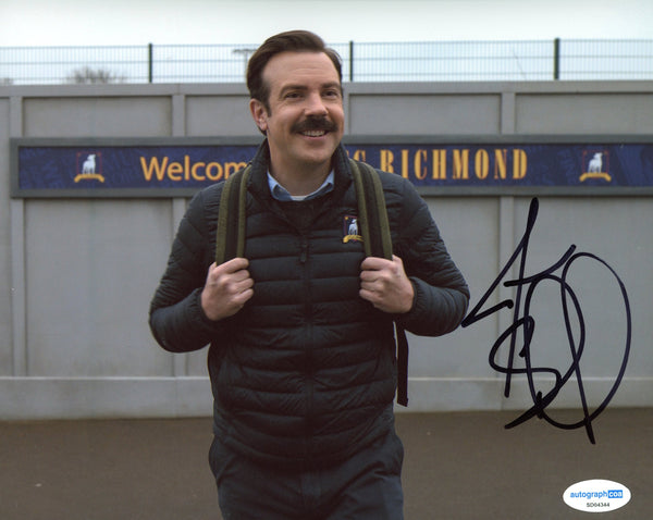 Jason Sudeikis Ted Lasso Signed Autograph 8x10 Photo ACOA