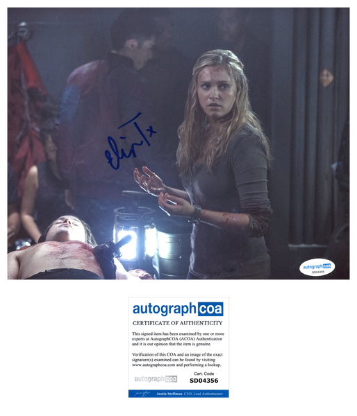 Eliza Taylor The 100 Signed Autograph 8x10 Photo ACOA