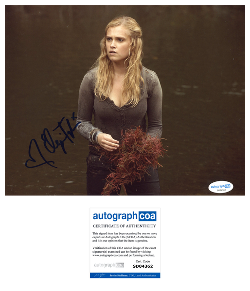 Eliza Taylor The 100 Signed Autograph 8x10 Photo ACOA