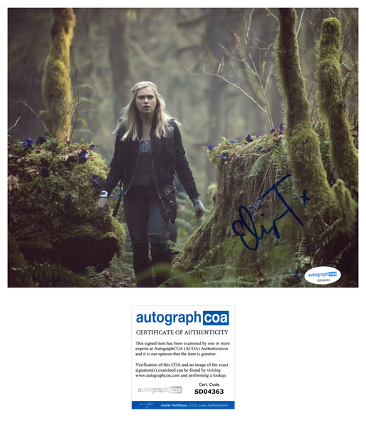 Eliza Taylor The 100 Signed Autograph 8x10 Photo ACOA