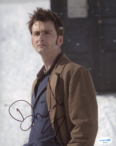 David Tennant Doctor Who Signed Autograph 8x10 Photo ACOA