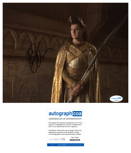 Benjamin Walker Rings of Power Signed Autograph 8x10 Photo ACOA