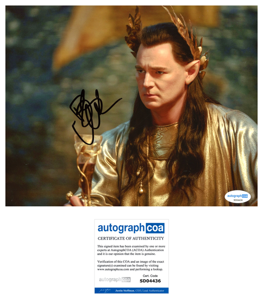 Benjamin Walker Rings of Power Signed Autograph 8x10 Photo ACOA