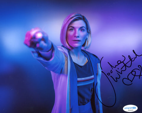 Jodie Whittaker Doctor Who Signed Autograph 8x10 Photo ACOA