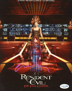 Ever Anderson Resident Evil Signed Autograph 8x10 Photo ACOA