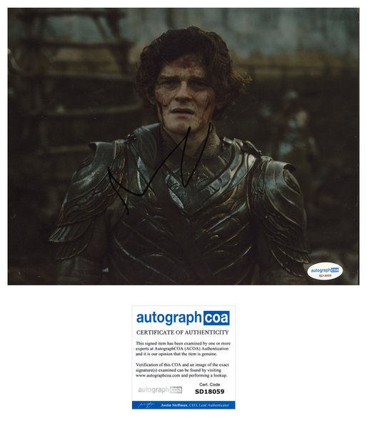 Robert Aramayo Rings of Power Signed Autograph 8x10 Photo ACOA