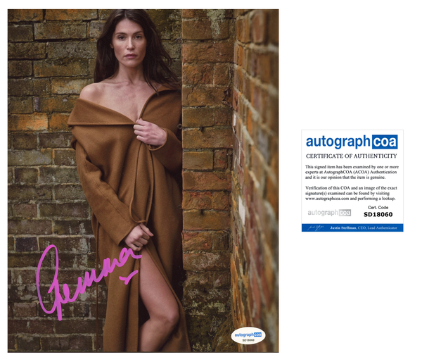 Gemma Arterton Sexy Signed Autograph 8x10 Photo ACOA