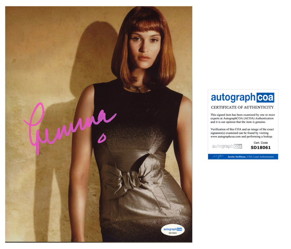 Gemma Arterton Sexy Signed Autograph 8x10 Photo ACOA