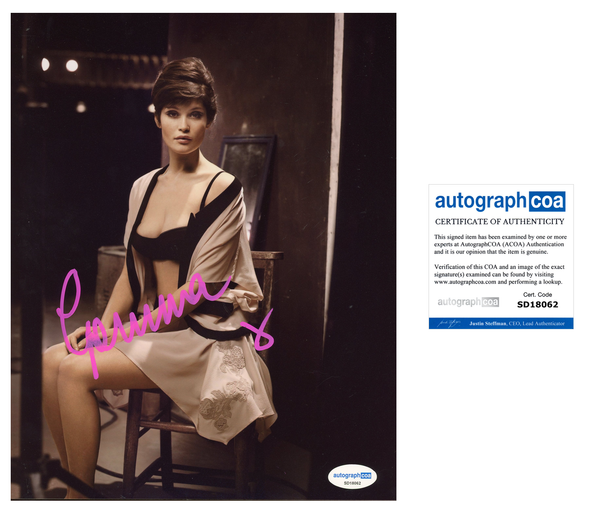 Gemma Arterton Sexy Signed Autograph 8x10 Photo ACOA