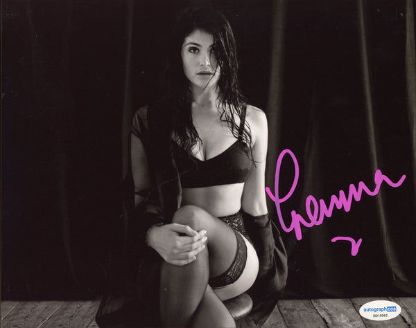 Gemma Arterton Sexy Signed Autograph 8x10 Photo ACOA