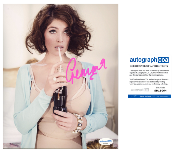 Gemma Arterton Sexy Signed Autograph 8x10 Photo ACOA