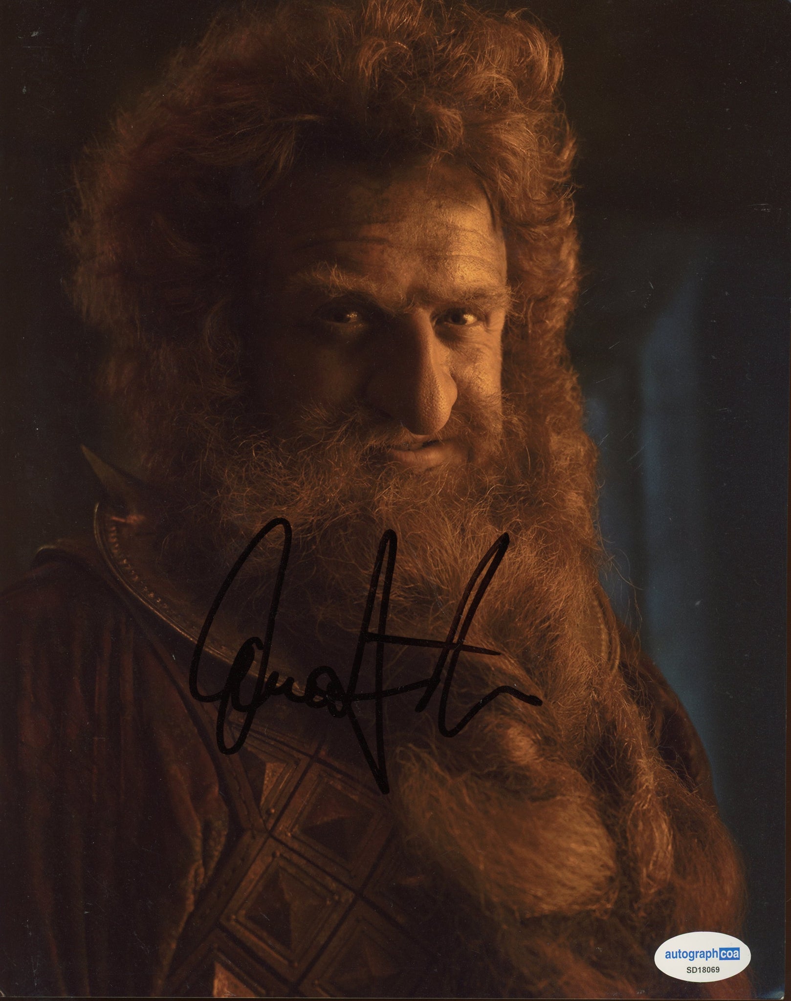 Owain Arthur Rings of Power Signed Autograph 8x10 Photo ACOA