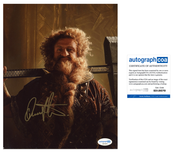 Owain Arthur Rings of Power Signed Autograph 8x10 Photo ACOA