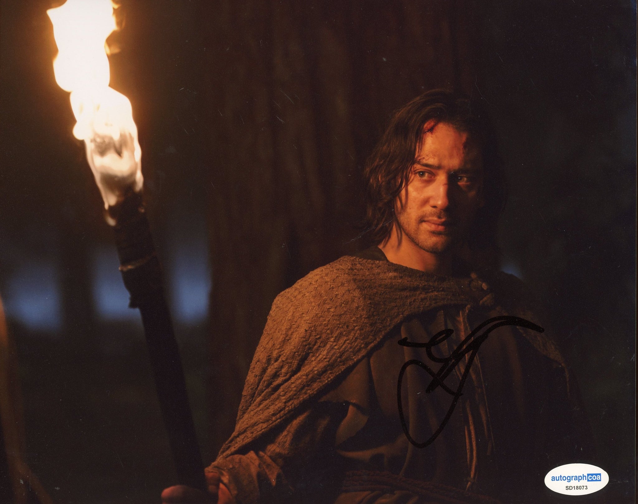 Maxim Baldry Rings of Power Signed Autograph 8x10 Photo ACOA